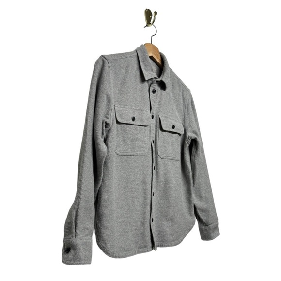 EVERLANE The Heavyweight Overshirt Heathered Gray XS - Picture 8 of 11